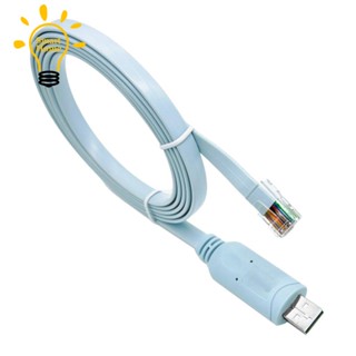 สายเคเบิลคอนโซล USB RJ45 6 ฟุต FTDI Windows 8 7 Vista MAC Linux RS232