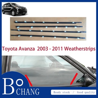 Bochang แถบซีลหน้าต่างรถยนต์ พลาสติก สําหรับ Toyota Avanza 2003 2004 2005 2006 2007 2008 2009 2010 2011 1 ชิ้น