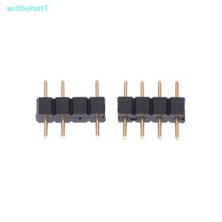 [WillbehotT] สายเคเบิลเชื่อมต่อแยก ARGB 5V 3 Pin 12V 4pin สําหรับเมนบอร์ดคอมพิวเตอร์ PC AURA RGB LED [ใหม่]