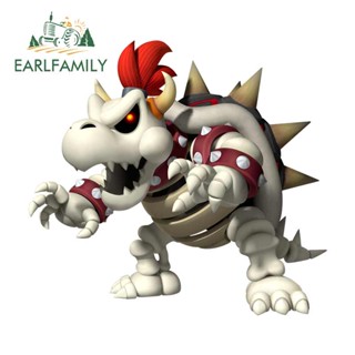 Earlfamily สติกเกอร์ ลายอนิเมะกราฟฟิตี้ Super Mario ขนาด 13 ซม. x 12.0 ซม. สําหรับตกแต่งรถยนต์