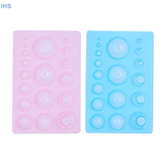 [IHS] แม่พิมพ์กระดาษควิลลิ่ง แบบครึ่งวงกลม สุ่มสี สําหรับตกแต่งสมุดภาพ งานฝีมือ DIY