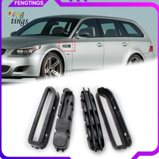 [Ft] ตะแกรงกระจังหน้ารถยนต์ ติดตั้งง่าย สีดําเงา สําหรับ BMW 5 Series M5 E39 E60 E61 1991-2010 2 ชิ้น