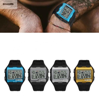 【DREAMLIFE】For SYNOKE Digital Watches Sport Watch Big Dial Parts Pu Plastic Strap