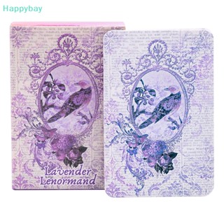 &lt;Happybay&gt; การ์ดเกมกระดาน Lavender Lenormand Oracle สําหรับครอบครัว ผู้เริ่มต้นขาย