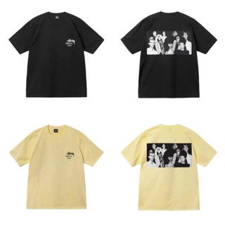 เสื้อยืดแขนสั้น พิมพ์ลายตัวอักษร Stussy Martine rose Co-Branded Street Beauty สําหรับผู้ชาย