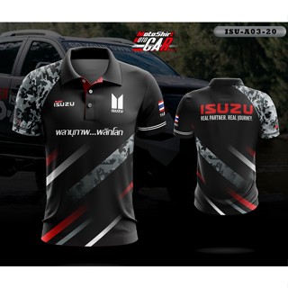 MOTO SHIRT เสื้อโปโล ISUZU-A08-20🏍️