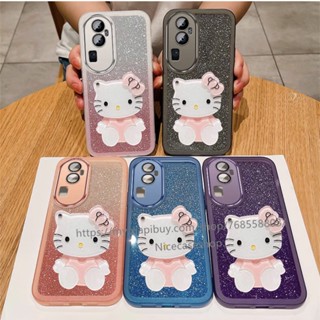 พร้อมส่ง เคสโทรศัพท์มือถือ ป้องกันเลนส์กล้อง ปิดด้านหลัง ลายการ์ตูนกลิตเตอร์วิบวับ สําหรับ OPPO Reno10 Pro+ Plus 5G 10 10Pro+ A78 NFC 4G 2023