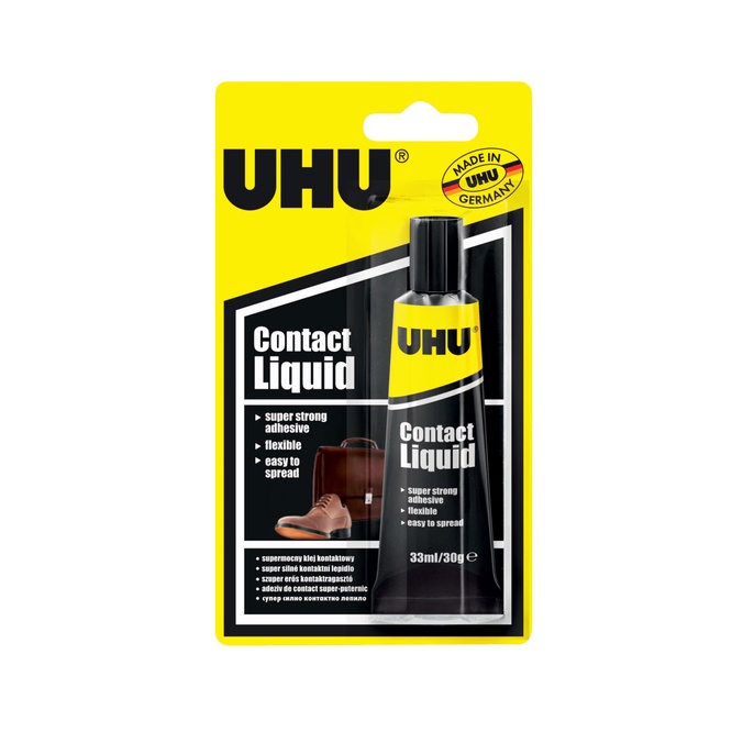 UHU CONTACT POWER CONTACT LIQUID ADHESIVE 30G/33ML (BLISTER) NO.37625