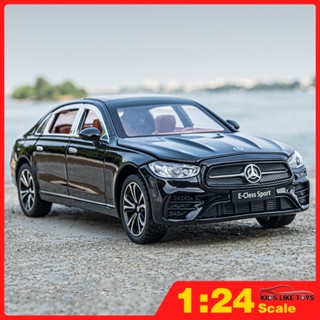 Klt โมเดลรถยนต์ 1:24 Benz E300L โลหะผสม ของเล่นสําหรับเด็ก