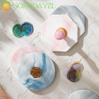 Somedayzl แผ่นซีล ลายหินอ่อน สวยงาม สําหรับตกแต่งสมุดภาพ DIY