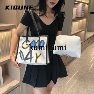 KIQUNE   กระเป๋าสะพาย ข้าง กระเป๋าผู้หญิงสะพายข้าง 2023 new  Comfortable สวย สบาย Chic L91TKHV 37Z230910