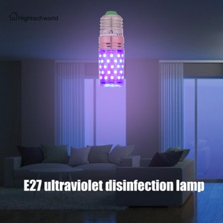 [Hightechworld.th] หลอดไฟฆ่าเชื้อ E27 60 LED UV สําหรับฆ่าเชื้อโรคที่บ้าน