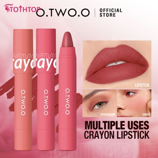 O.two.o Matte Velvet Lipstick Pen High Pigmented Long Lasting 6 Colors Lip Makeup [TOP]