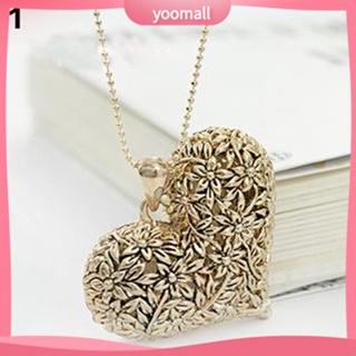 {YO} สร้อยคอโชคเกอร์ จี้รูปหัวใจ เครื่องประดับแฟชั่นสตรี