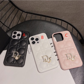 พร้อมส่ง เคสโทรศัพท์มือถือ ลายฉลาก Dior สามแพ็ค สําหรับ iphone 14 13 14promax 13 13pro 13promax 12 11 promax