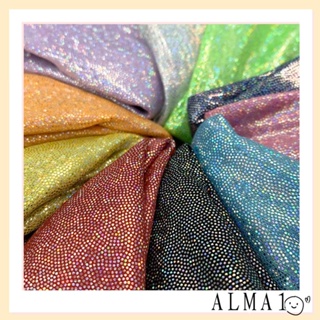 ALMA ผ้าปูโต๊ะ ผ้าโพลีเอสเตอร์ สีรุ้ง ขนาด 150 ซม.*100 ซม. สําหรับตกแต่งงานแต่งงาน