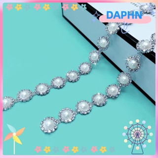 DAPHS เข็มขัดแต่งงาน ประดับไข่มุก พลอยเทียม สีทอง สําหรับเจ้าสาว งานแต่งงาน