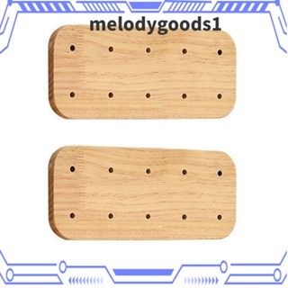 Melodygoods1 ชั้นวางของไม้ แบบแขวน สําหรับห้องครัว 2 ชิ้น