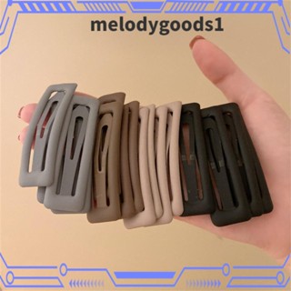 Melodygoods1 กิ๊บติดผม เนื้อแมตต์ สีเทาหวาน 1 ชิ้น