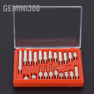 Gemini308 22 Pcs Pointed Tip Dial Gauge Indicator Replacement ชุดปลายจุดวัดพร้อมเคส