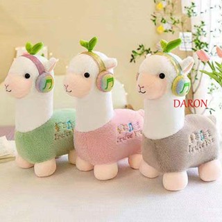 Daron หมอนตุ๊กตานุ่ม รูปการ์ตูนสัตว์ Alpaca Llama ผ้าฝ้าย เหมาะกับของขวัญวันเกิด ของเล่นสําหรับเด็ก