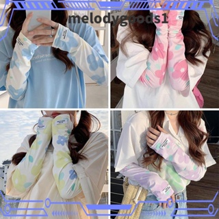 Melodygoods1 ปลอกแขน ผ้าเรยอน ป้องกันรังสียูวี สําหรับผู้หญิง