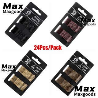 Maxg กิ๊บติดผม กิ๊บติดผม แฟชั่นสําหรับผู้หญิง 24 ชิ้น ต่อแพ็ค 24 ชิ้น