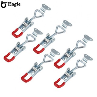 ⭐24H SHIPING⭐6 Pack GH 4001 Adjustable Toggle Clamp Steel Catch Clip Secure Locking Mechanism