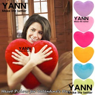 YANN1 หมอนตุ๊กตา รูปหัวใจ สีชมพู สําหรับตกแต่งบ้าน วันวาเลนไทน์