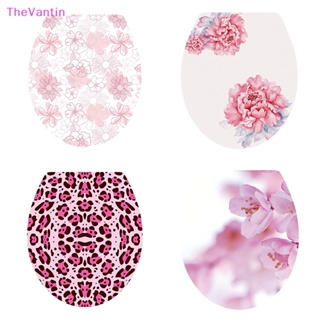 Thevantin สติกเกอร์ติดผนังห้องน้ํา ลายดอกไม้ ทิวทัศน์ ห้องน้ํา WC ห้องน้ํา สตูล แท่น สติกเกอร์ห้องน้ํา ตกแต่งบ้าน ถอดออกได้ สติกเกอร์ติดผนัง Good goods