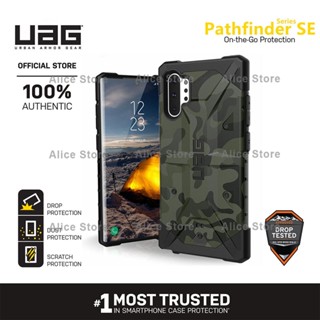 Uag Pathfinder SE Camo Series เคสโทรศัพท์ สําหรับ Samsung Galaxy Note 10 Plus พร้อมฝาครอบป้องกัน - สีเขียวทหาร