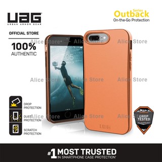 Uag เคสโทรศัพท์มือถือ กันกระแทก สีส้ม สําหรับ iPhone 7 Plus iPhone 8 Plus