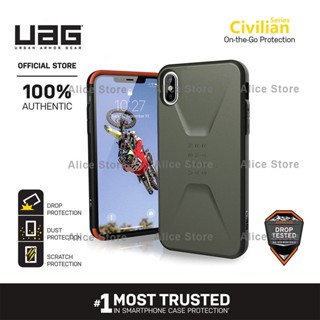 Uag เคสโทรศัพท์มือถือ สีเขียวทหาร กันกระแทก สําหรับ iPhone XS MAX X XS XR