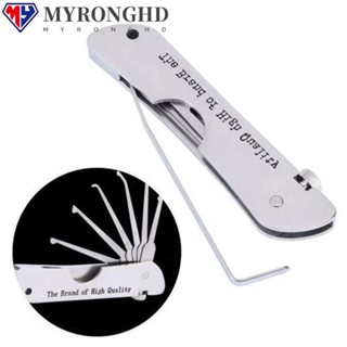 Myronghd เครื่องมือประแจเปิดล็อค แบบพับได้ ทนทาน