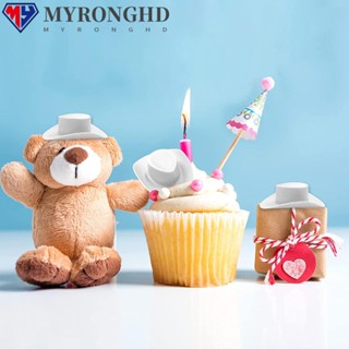 Myronghd หมวกคาวบอยจิ๋ว สําหรับตกแต่งเค้กวันเกิด 20 ชิ้น