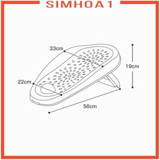 [Simhoa1] อ่างอาบน้ําเด็ก แบบพับได้ แห้งเร็ว กันลื่น สําหรับห้องน้ํา กลางแจ้ง ท่องเที่ยว ในร่ม