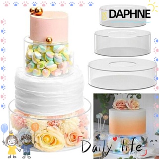 Daphne ชั้นวางเค้กอะคริลิคใส แบบรีฟิล DIY สําหรับงานปาร์ตี้วันเกิด