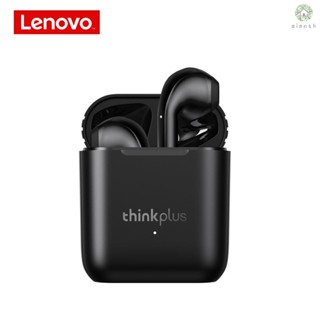 [DZ] ใหม่ หูฟังบลูทูธไร้สาย 5.0 ชิป 13 มม. สีดํา สําหรับ Lenovo thinkplus LP2