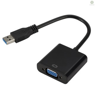 [DZ] อะแดปเตอร์แปลง USB3.0 เป็น VGA USB เป็น VGA การ์ดวิดีโอภายนอก VGA สําหรับเดสก์ท็อป แล็ปท็อป พีซี เป็นมอนิเตอร์โปรเจคเตอร์