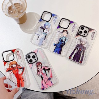 เคสโทรศัพท์มือถือ TPU นิ่ม ป้องกันรอยขีดข่วน ลายการ์ตูนอนิเมะ NEON GENESIS EVANGELION สําหรับ iPhone 14 Pro Max 11 13 12Pro