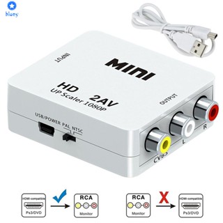 Hdmi To Av Switcher Hdmi 2av Hdmi To Rca สีขาว 【bluey】