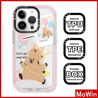 Mowin - เข้ากันได้สำหรับ เคสไอโฟน เคสไอโฟน11 เคส iphone 11 เคสไอโฟนเคสนิ่มเคสใสหนากันกระแทกกรอบป้องกันกล้องหมีน่ารักถือหมีเข้ากันได้กับ iPhone 14 13 Pro Max 12 Pro Max 11 XR XS MAX 7