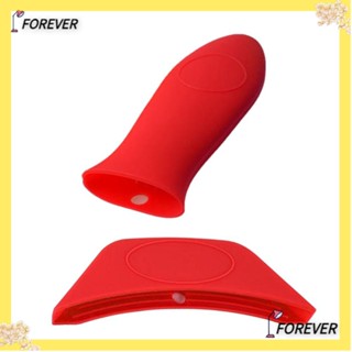 Forever ปลอกซิลิโคน ทนความร้อน 5.5 นิ้ว ทนอุณหภูมิสูง สีแดง สําหรับเครื่องล้างจาน 2 ชิ้น