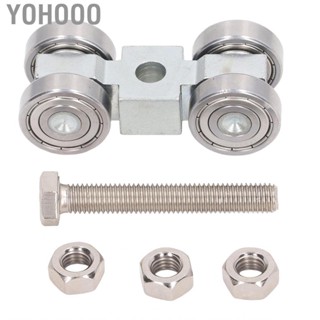 Yohooo Pulley Assembly 4 Wheel Rustproof for Automation Equipment