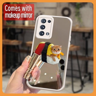 lovely Makeup mirror Phone Case For OPPO Reno6 Pro+/Reno6 Pro Plus originality texture Heat dissipation tulip