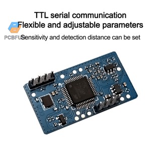 Pcbfun Hlk - Ld 1125 H Dc 3 . 3-5 V โมดูลเซนเซอร์ตรวจจับการเคลื่อนไหว Ttl Serial สําหรับไมโครเวฟ