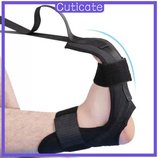 [CUTICATE] สายรัดข้อเท้า สีดํา สําหรับเต้นบัลเล่ต์ โยคะ พิลาทิส