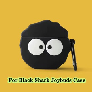 【ของแท้】เคสหูฟัง แบบนิ่ม ลายการ์ตูนฉลาม สีดํา สําหรับ Black Shark Joybuds