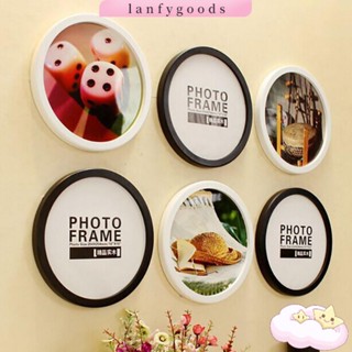 Lanfy กรอบรูปทรงกลม สไตล์โมเดิร์น ขนาด 6-12 นิ้ว สําหรับใส่รูปภาพ ของขวัญ