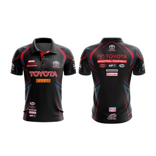 MOTOSHIRT เสื้อโปโลพิมพ์ลาย TOYOTA TO-A06-22